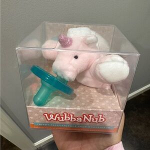 WubbaNub Pink Unicorn Infant Pacifier